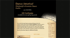 Desktop Screenshot of danceamericapgh.com